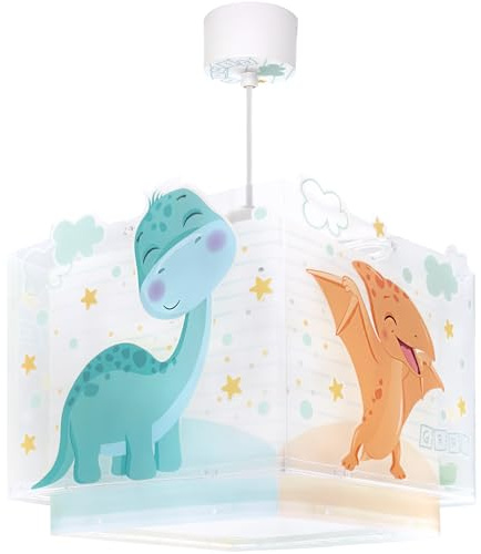 Dalber kinderlampe Pendelleuchte Hängelampe Baby Dinos Dinosaurier, 63452, E27