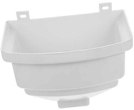 ABOOFAN Deviatore Grondaia Pvc Quadrato per Capannone e Raccolta Acqua Piovana, Imbuto Curvo Resistente per Esterni Villa, Facile Installazione e Drenaggio Efficiente