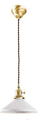 Retro-Kronleuchter aus Keramik, für Restaurant, Nachttisch, Auffahrt, Eingang, Bar, Tischlampe, nordische Wandleuchte aus Messing und Keramik, hergestellt in China
