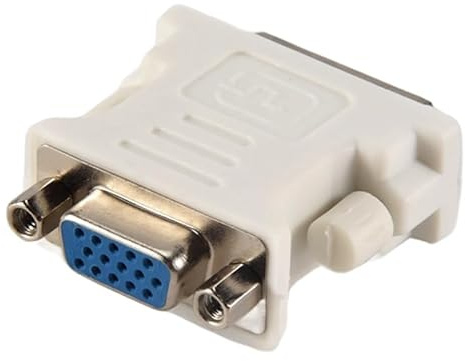 Lafeier Adaptateur DVI mâle (DVI - D 24 1) vers VGA femelle (15 broches)