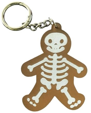 OAJABBGE Piano Aggiuntivo Per Proprietario Del Pulsante In Pelle Aggiunta Halloween Zaini Valigie Regalo Inquietante Cerchio Chiavi