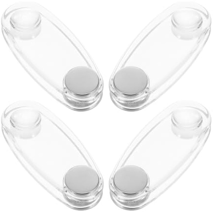 BESPORTBLE Tensor para Persianas Enrollables 4 Piezas Acrílico Transparente Manija de Seguridad Peso de Repuesto Cordón Vertical Accesorios para Ventanas Hogar