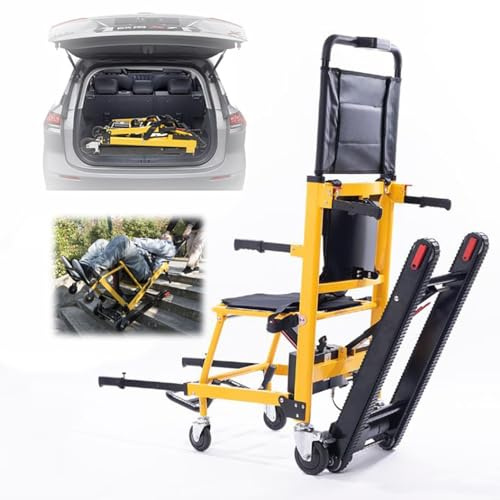 Treppensteig-Rollstuhl, tragbarer Treppenlift für müheloses Auf- und Absteigen von Treppen, mobiler Treppen-Evakuierungsstuhl