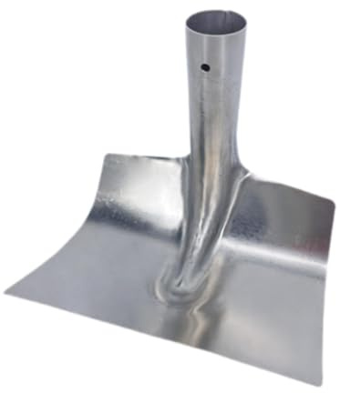 Fxzqgnh Cabezal de Rastrillo para Hormigón, Cabezal de Rastrillo para Hormigón de Acero Inoxidable, Nivelador Manual, Herramienta de Jardín, Paleta Curva, Ade, S