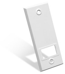 jarolift Kunststoff Abdeckplatte für Gurtwickler/Lochabstand: 104 mm/Farbe: weiß