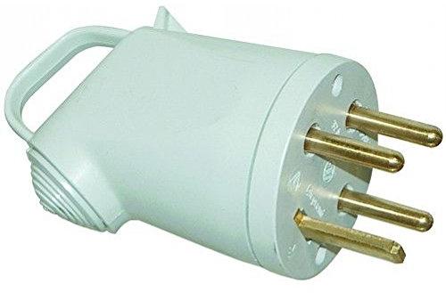 Legrand Fiche mâle électrique étanche 20 Ampères 3 pôles + Terre