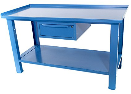 SOGI X3B-10_a BANCO DA LAVORO L 1,5 MT CON PIANO IN ACCIAIO + CASSETTO SERIE PROFESSIONALE INDUSTRIA