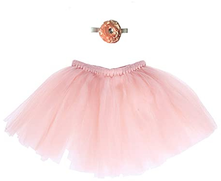 Newborn Baby Tutu Clothes Skirt Headdress Flower Photo Photography Prop Outfit (2)
