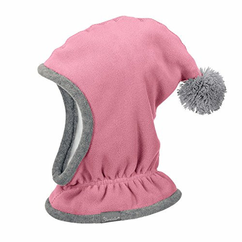 Sterntaler - Mädchen Mütze Wintermütze Schalmütze Fleece, rosa - 4521645, Größe 45