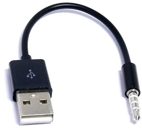 handywest Kompatibel für iPod Shuffle 1G 1.Generation 2G 2.Generation Ladegerät Ladekabel USB Datenkabel