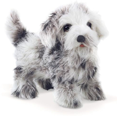Folkmanis 3143 Hand Puppet White/Grey