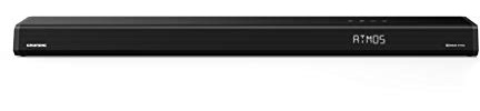 Grundig DSB 1000 Soundbar med integrerad subwoofer, smal design, 2.1 kanal Dolby Atmos, 120 watt musikeffekt, Bluetooth 4.2, HDMI (ARC), optisk, coaxial och aux-ingång, svart