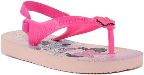 Havaianas Disney Classics II, Infradito Unisex - Bambini, Rosa, 22 EU