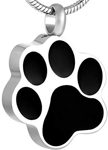 KBFDWEC Tass kremering smycken minnesaska minnessak urna hänge halsband begravning medaljong