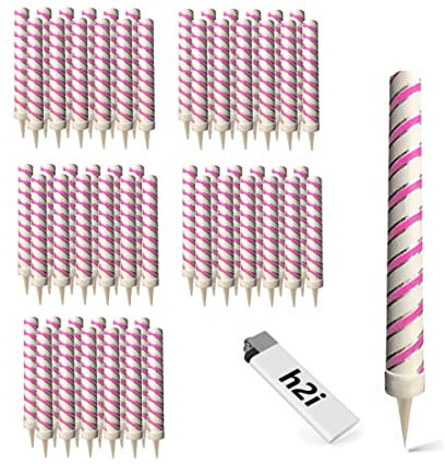 Lot de 6 à 120 étoiles de glace H2i - Bougies pulvérisées pour fontaines à glace argentées rouges ou argentées bleues - Catégorie F1 (1). 60 argent rouge