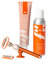 Fler Smooth Skin Set - Rasoio Donna con Supporto e 2 Lamette di Ricambio, Rasoi Unisex, Set con Mousse per la Depilazione e Crema Corpo Lenitiva, Lametta con Aloe Vera, Arancio Sicily