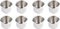 Vorfaove Lot de 8 porte-gobelets universels en acier inoxydable pour table de poker 68 x 55 mm