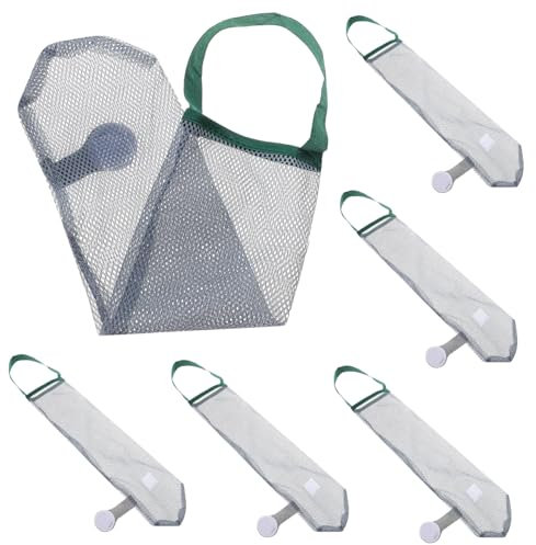 Garneck 6 Pièces Sacs Filet pour Fruits Et Légumes Sacs à Suspendre pour Oignons Ail Et Gingembre à Oignons Filet à Légumes De Cuisine