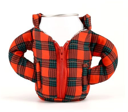 Beer Can Covers,Beverage Jacket,Can Covers for Beer,Funny Gifts for Men,Insulated Can Cooler,Beer Covers for for 12oz Cans,Cool Beer Gifts for Men/Father/Boyfriend