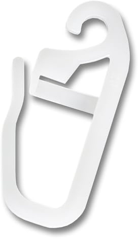 Gardinenhaken, Faltenlegehaken; Faltenhaken; Überklipshaken, zur Befestigung Ihrer Gardinen an Ringen oder Ösen mit max. 3 mm Durchmesser (100 Stück)