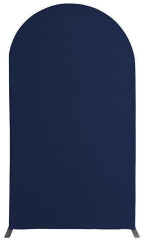 Mateju Copertura Arco Nuziale,Copertura per Sfondo Arco Copertura per Fondale Arco Copertura Sfondo ad Arco per Decorazione Festa Nozze Compleanno Baby Shower (183x80cm/6x2.6ft,Blu navy)