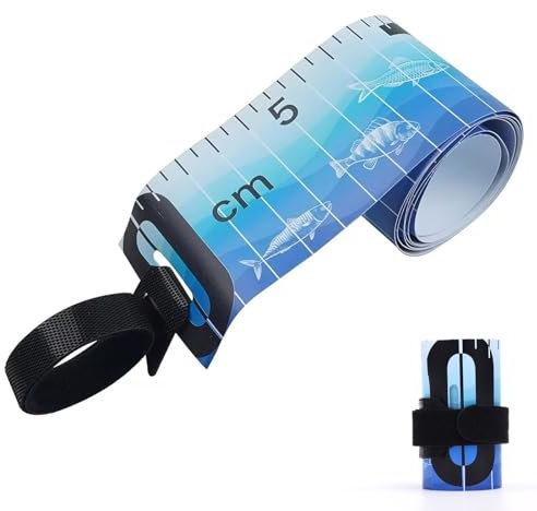 Metro a Nastro per Misurare il Pesce,Righello di Pesce Morbido Metro a Nastro,Nastro di Misurazione per Pesci,Strumento di misurazione della pesca in PVC,Adatto per la pesca all'aperto,5x90cm