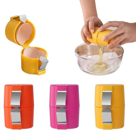 UptVin 3 Packs Egg Cracker Tool, Handheld Egg Cutting Tool, Eggshell Remover, Kitchen Egg Shell Cutter Tool, Portable Eggshell Opener Baking Accessories for Home Dorm Kitchen