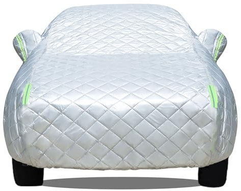 Auto Abdeckplane Winter Wetterfeste für BM W X6 M-Power E71 2009-2014 (SUV), Hagelschutz Abdeckplane Auto UV-Schutz Winddicht Vollständige Autoabdeckung(Silver,für BM W X6 M-Power E71 2009-2014 (SUV))