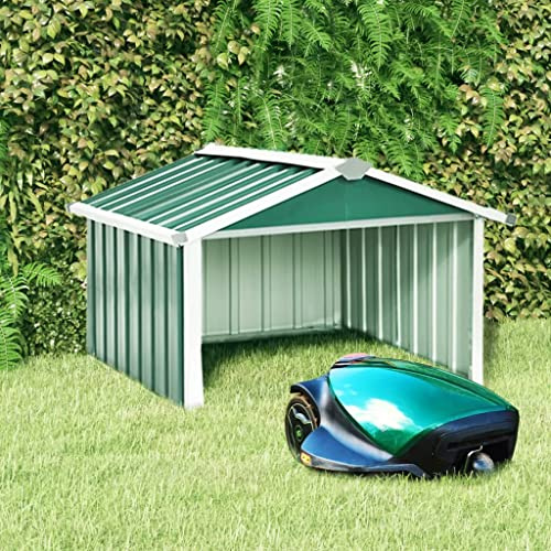 Générique Abri Tondeuse Robot de Jardin 92x97x63 cm Acier galvanisé Vert,Maison & Jardin,Pelouses & Jardins,Vie en extérieur,Structures extérieures,Cabanes & abris de Jardin,Vert,8.44KG,150907