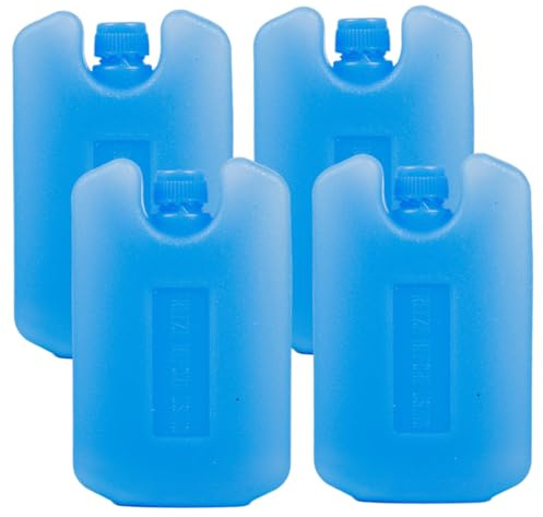 Peosaard Reusable Ice Packs, 4Pcs Long Lasting Cooler Blocks, Lunch Box & Refrigerator Freezer for Refrigerator Air Conditioner Fan
