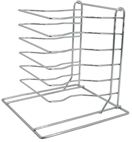 ＡＷＨＡＯ Pizzaständer Pizzablechhalter Backgestell Und Küchenregal mit Platzsparendem Aufbau Als Backgestell Und Präsentationsständer für Professionelle Küchen Und Den He, 6 Tier