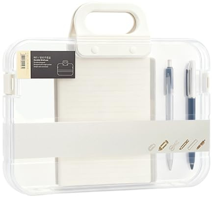 Para Documentos - Organizadora A4 Impermeable Y Transparente | de Almacenamiento de Archivos con Asa | Para Hogar Negocios Trabajo Escuela Pasaporte Certificado Recibo Laptop Tablet