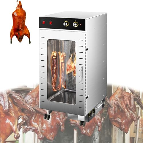Los gabinetes de secado de carne, deshidratadores de alimentos y máquinas de ahumado para uso doméstico o comercial son ideales para secar carnes, verduras y frutas.(60 Catties Per Time)