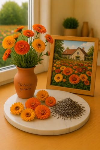 50 Graines de Souci Geisha Girl - Calendula officinalis - Graines de Fleurs - 493