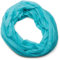 styleBREAKER leichter unifarbener Loop Schlauchschal | Sommerschal aus fließendem Material | Seidiges Halstuch für Damen & Herren | Weich, Luftig & Modisch | 77 x 46 cm, Türkis