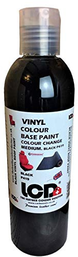 Carbusonic Vinyl roof restoration paint dye restorer, For Soft tops, Boats, Hoods Black, 500 ml