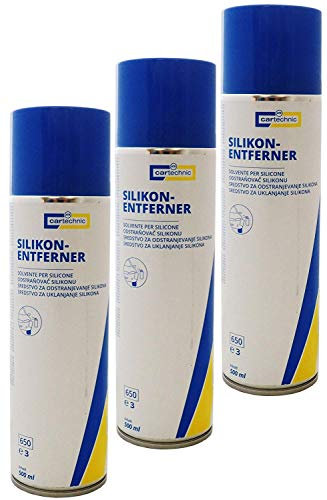 12x Silikonentferner Spray 500ml z.B. für Autolack Silikonreiniger, Silikonlöser