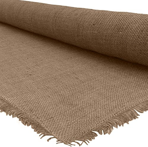 Saferide Jutetyg (plockning) tillverkad av 100% iuta naturale 3,5 m2 (5 m x 0,7 m) vikt 305 g/m2 al metro, ecologico e naturale, effetto rustico.