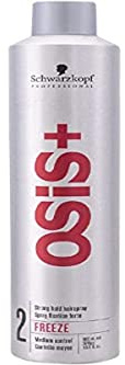 Laca de Fijación Fuerte Schwarzkopf Osis+ Freeze, 500 ml (el empaque puede diferir)