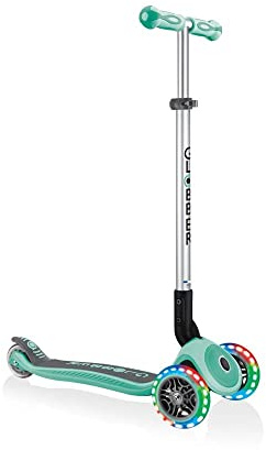 Trottinette enfant Globber Primo Foldable Premium Lights Menthe Vert