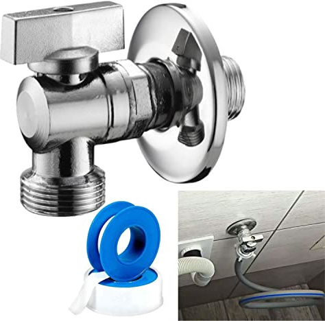 Parpyon® Rubinetto Giardino 1/2 pollice con porta gomma - Prodotto italiano - rubinetto esterno per lavabo per lavanderia con teflon omaggio (Mod.4)