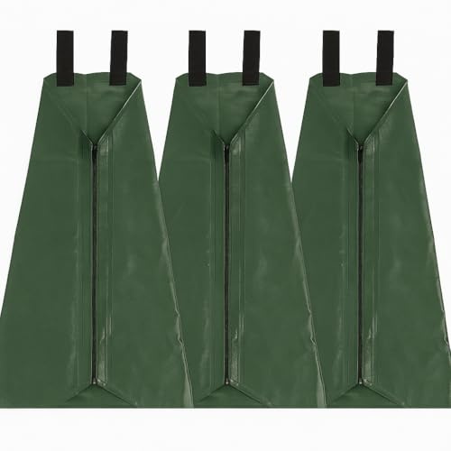 ys Bewässerung Bewässerungssack für Bäume Baumbewässerungssack Wassersack Baumsack Baumbeutel Bewässerungsbeutel ca. 75 l UV beständig grün (3er Set)