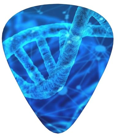 DNA Chain Foto Akustikgitarre Plektrum Premium Gitarre Plektrum für Bass und E-Gitarre