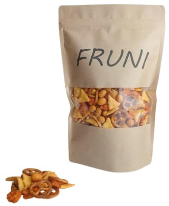 FRUNI Bier Knabber Mix | Mischung mit Bretzel, Crackern und Nüssen (1000g)