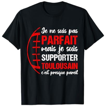 Toulouse Supporter Rugby Cadeau Fan Rugby Toulousain T-Shirt