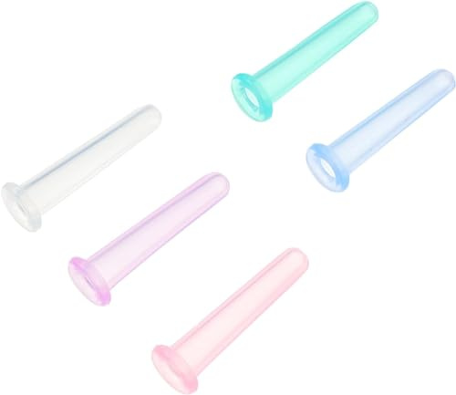 Lot de 5 ventouses en silicone pour le visage, les yeux, le cou, le dos, le corps, les soins de la peau