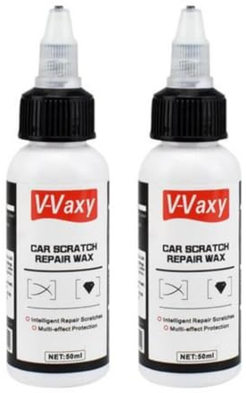 V-vaxy Car Scratch Repair Wax, 2 Unidad Pulimento Coche Arañazos Vvaxy, V-vaxy Car Reparador Pintura, Restaurador De Pintura De Coche, Auto Scratches Wax Paint Restorer For Repairing & Polishing