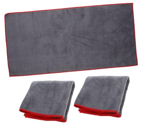 Cabilock 3piezas Toalla para Secar El Coche Toalla De Lavado De Limpieza Automática Paño De Limpieza Absorbente De Secado para Coches Usar El Garaje o Lavadero