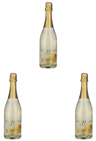 Österreich Gold - mit 23 Karat Blattgold (1 x 0.75 l) (Packung mit 3)