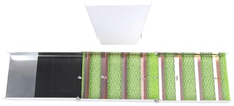 ZAICOLER Kit de Panadería Dorada de 50 Pulgadas, Caja de Aluminio de Aluminio en Sluice Caja Plegable con Accesorios para Río, Arroyo